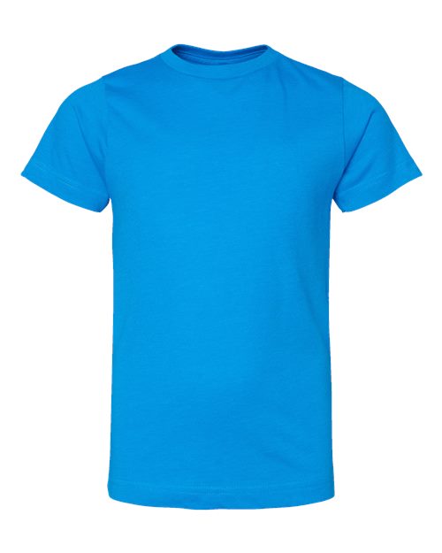 Youth Fine Jersey Tee - Vintage Turquoise Front