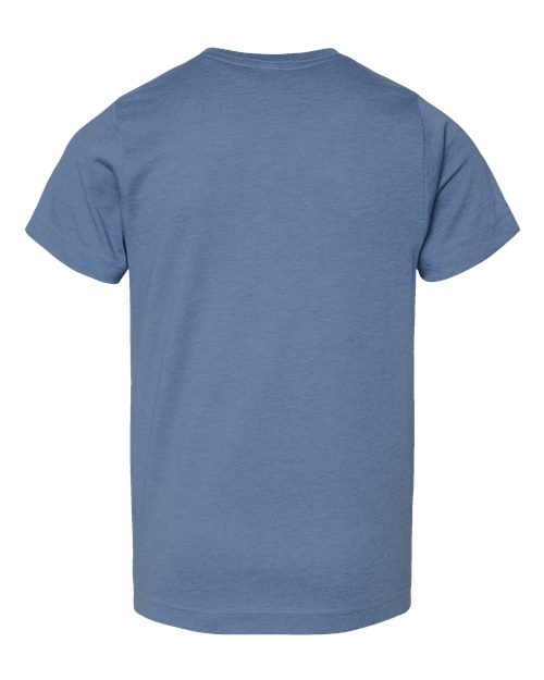 Youth Fine Jersey Tee - Vintage Indigo Back