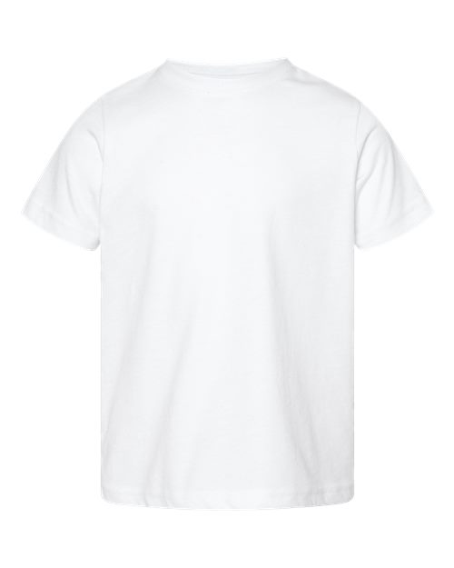 Toddler Fine Jersey Tee - Blended White Front