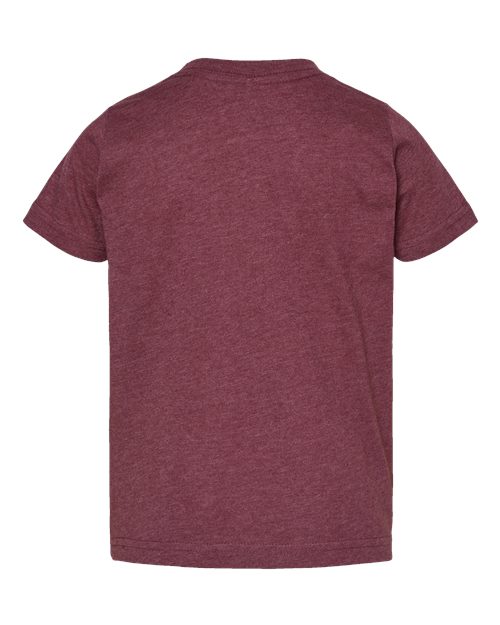 Toddler Fine Jersey Tee - Vintage Burgundy Back