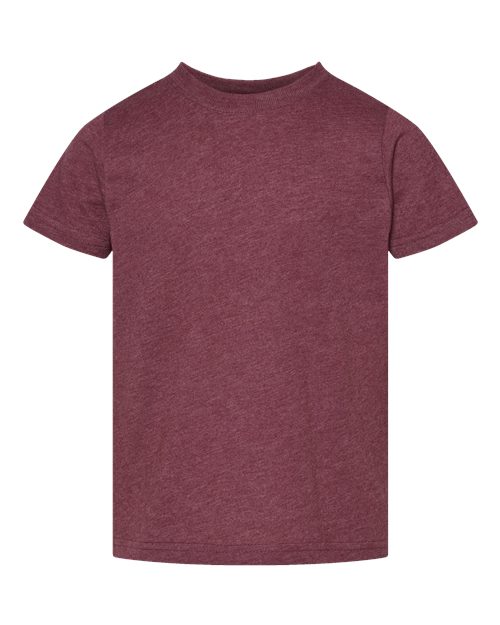 Toddler Fine Jersey Tee - Vintage Burgundy Front
