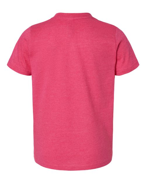 Toddler Fine Jersey Tee - Vintage Hot Pink Back