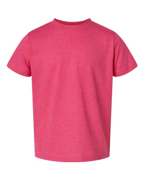Toddler Fine Jersey Tee - Vintage Hot Pink Front