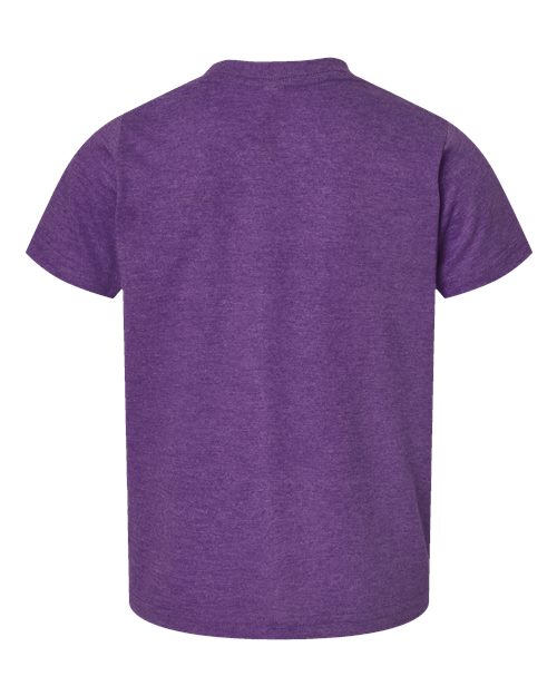 Toddler Fine Jersey Tee - Vintage Purple Back