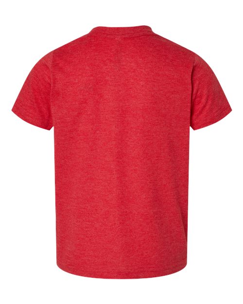 Toddler Fine Jersey Tee - Vintage Red Back