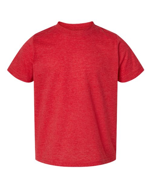 Toddler Fine Jersey Tee - Vintage Red Front