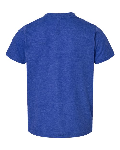 Toddler Fine Jersey Tee - Vintage Royal Back