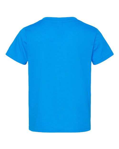 Toddler Fine Jersey Tee - Vintage Turquoise Back
