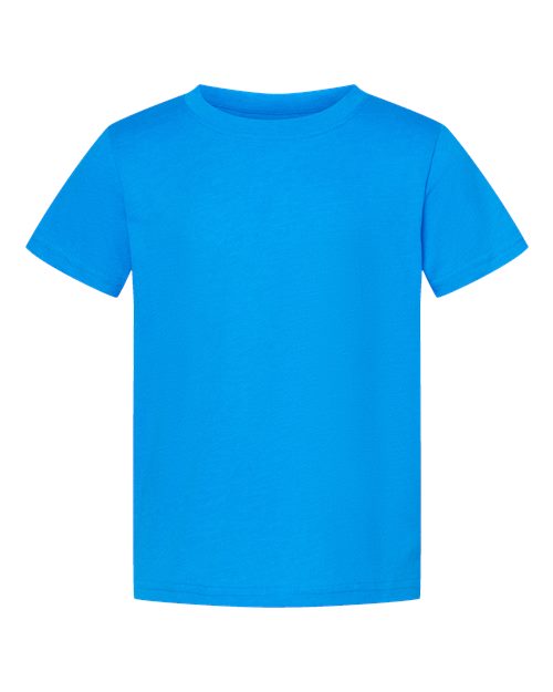 Toddler Fine Jersey Tee - Vintage Turquoise Front