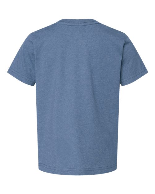 Toddler Fine Jersey Tee - Vintage Indigo Back