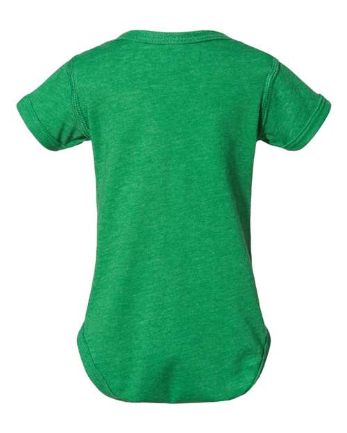 Infant Fine Jersey Bodysuit - Vintage Green Back