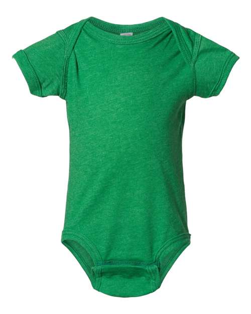 Infant Fine Jersey Bodysuit - Vintage Green Front