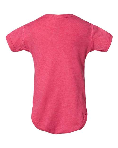 Infant Fine Jersey Bodysuit - Vintage Hot Pink Back