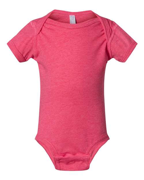 Infant Fine Jersey Bodysuit - Vintage Hot Pink Front