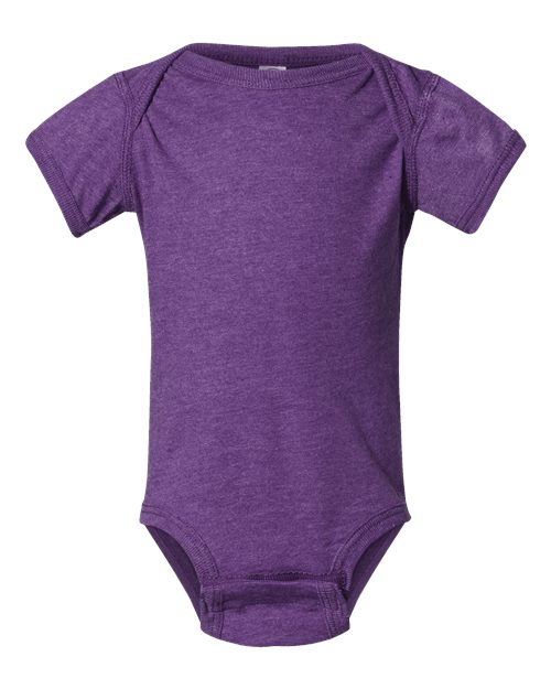 Infant Fine Jersey Bodysuit - Vintage Purple Front