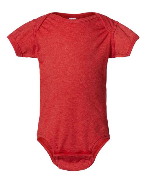 Infant Fine Jersey Bodysuit - Vintage Red Front