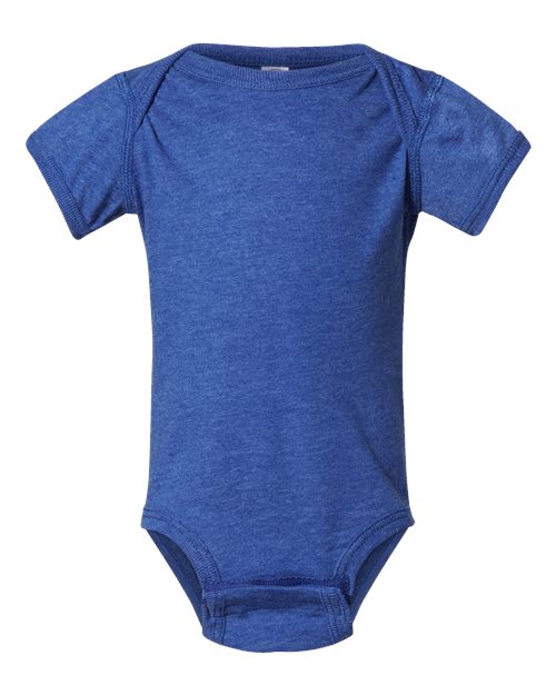 Infant Fine Jersey Bodysuit - Vintage Royal Front