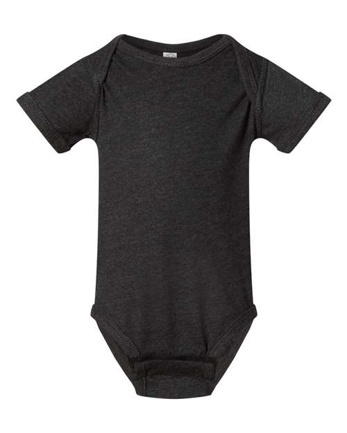 Infant Fine Jersey Bodysuit - Vintage Smoke Front