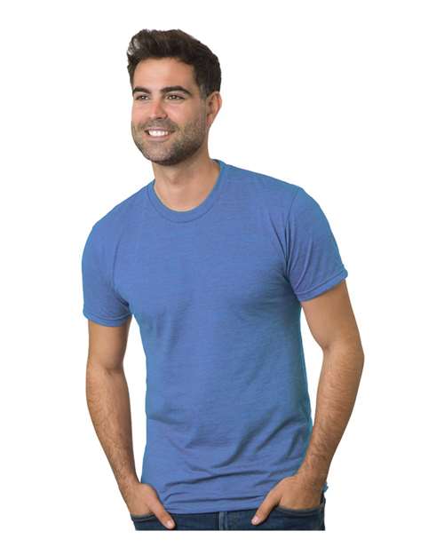 Unisex Triblend T-Shirt - Tri Blue Berry Front