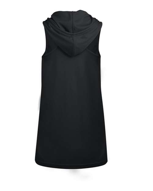 Women's B-Core Racerback Hooded Tank Top - Black Back