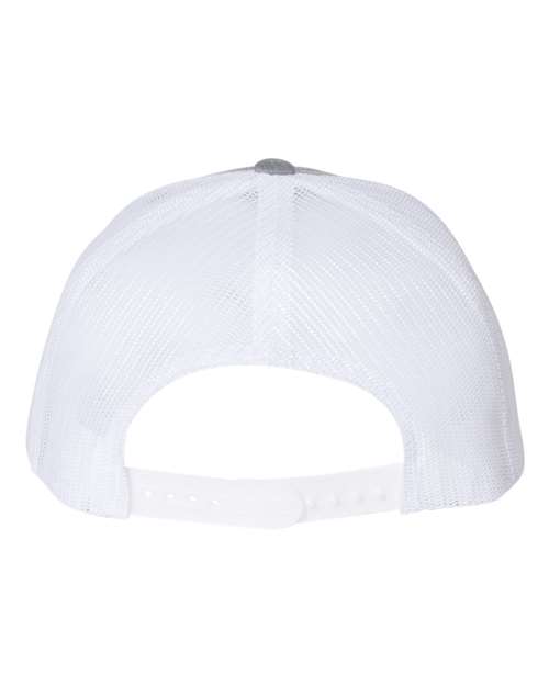 Retro Trucker Cap - Heather Grey/ White Back
