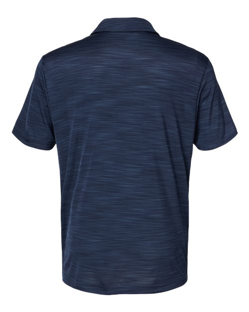 Men's Mélange Polo - Collegiate Navy Melange Back