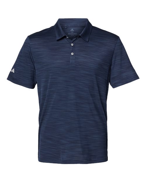 Men's Mélange Polo - Collegiate Navy Melange Front