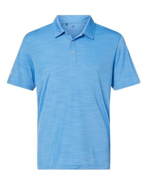 Men's Mélange Polo - Lucky Blue Melange Front