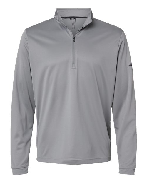Men's Ultimate365 Lightweight Quarter-Zip Pullover - Grey Three Front