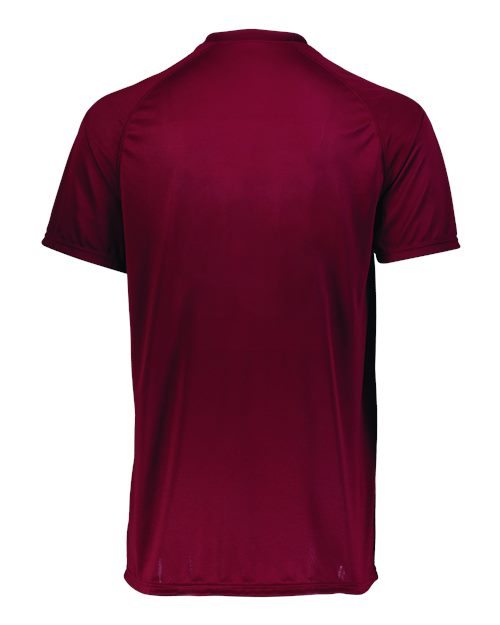 Youth Attain Two-Button Jersey - Cardinal Back