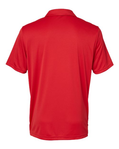 Men's 3-Stripes Chest Polo - Collegiate Red/ Black Back