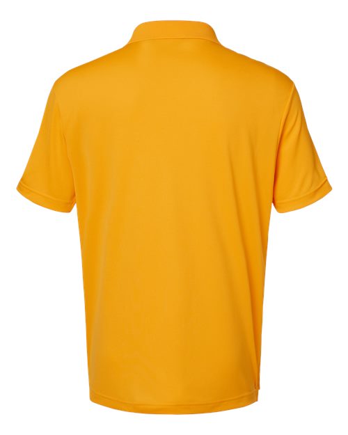 Men's Performance Polo - Collegiate Gold Back