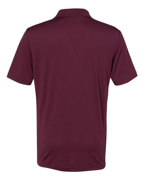 Men's Performance Polo - Maroon Back