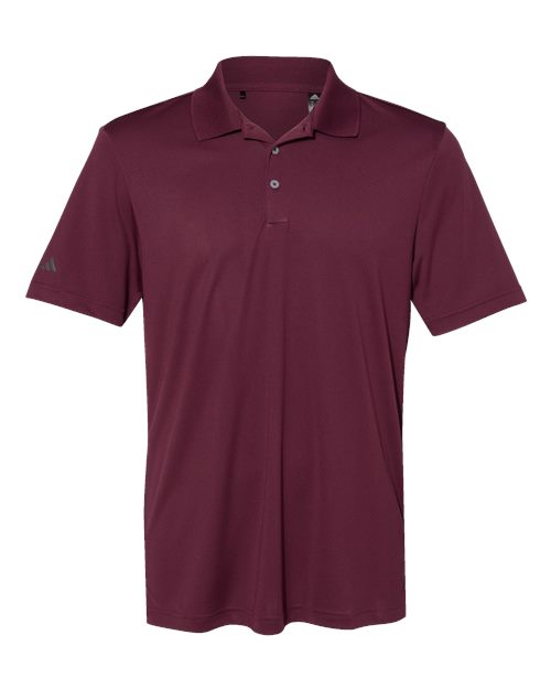 Men's Performance Polo - Maroon Front