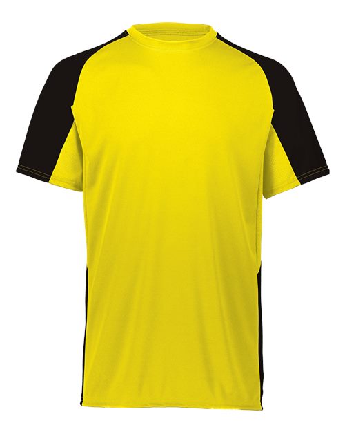 Youth Cutter Jersey - Power Yellow/ Black Front