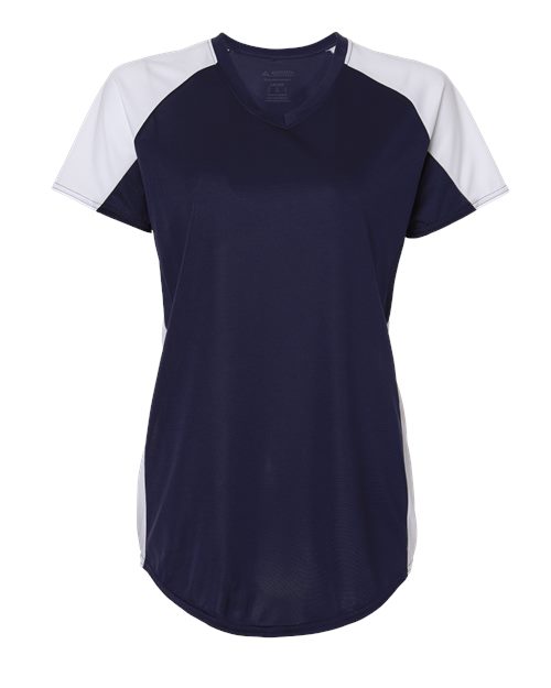 Women's Cutter Jersey - Navy/ White Front