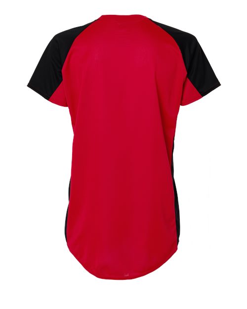 Women's Cutter Jersey - Red/ Black Back