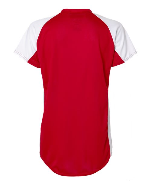 Women's Cutter Jersey - Red/ White Back