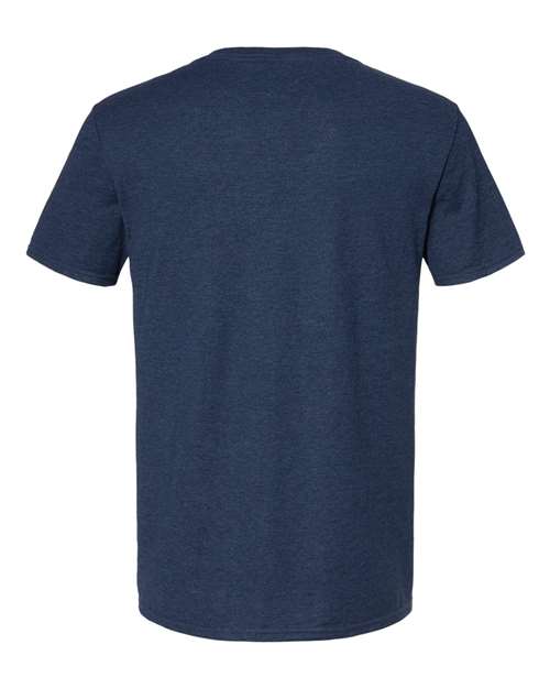 Premium Blend Ring-Spun T-Shirt - Indigo Heather Back