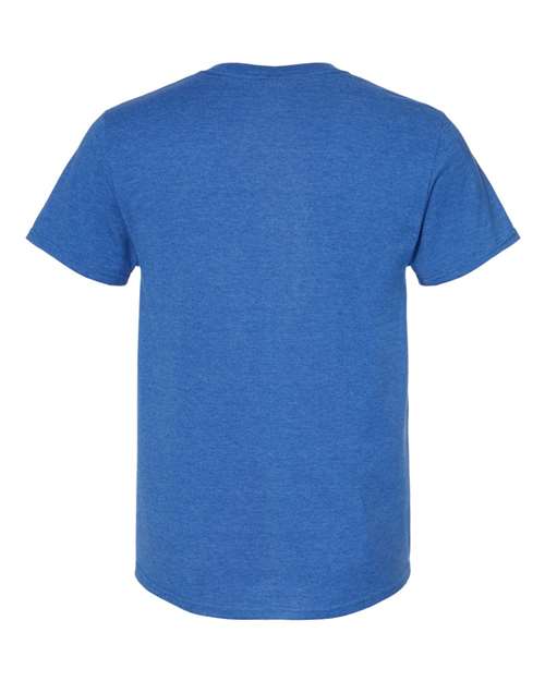 Premium Blend Ring-Spun T-Shirt - Retro Heather Royal Back