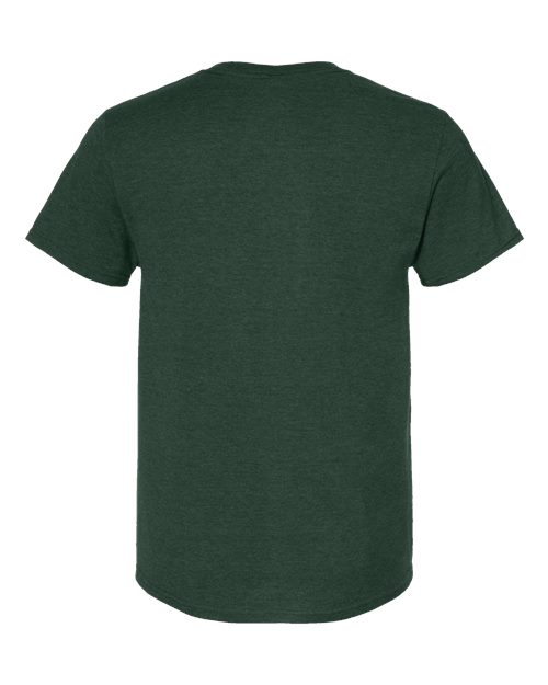 Premium Blend Ring-Spun T-Shirt - Forest Green Heather Back
