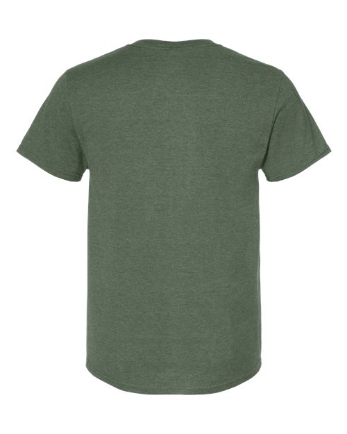 Premium Blend Ring-Spun T-Shirt - Military Green Heather Back