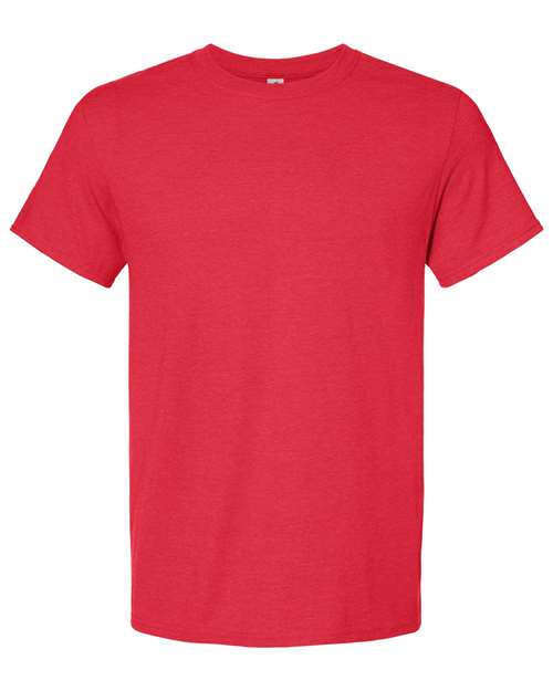 Premium Blend Ring-Spun T-Shirt - Fiery Red Heather Front