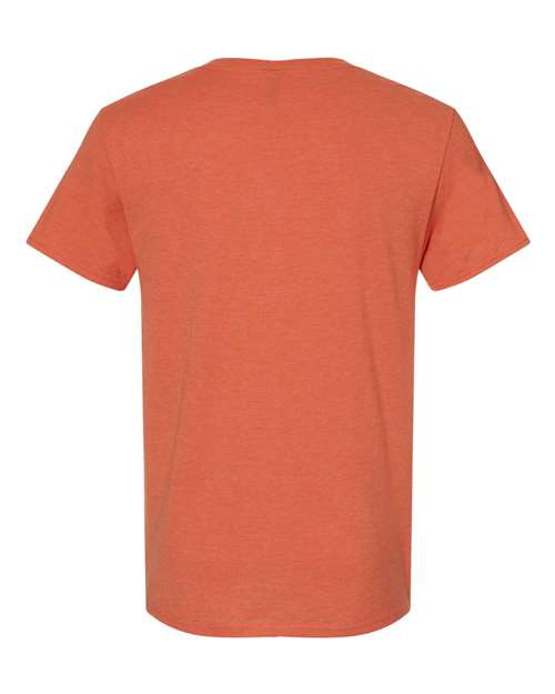 Premium Blend Ring-Spun T-Shirt - Vintage Heather Orange Back