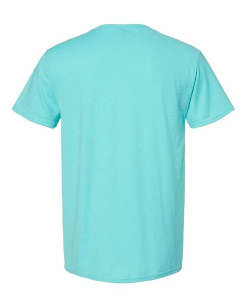 Premium Blend Ring-Spun T-Shirt - Scuba Blue Back