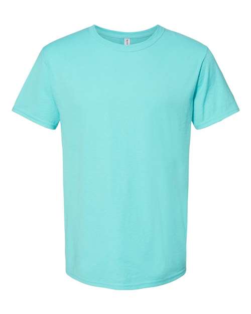 Premium Blend Ring-Spun T-Shirt - Scuba Blue Front