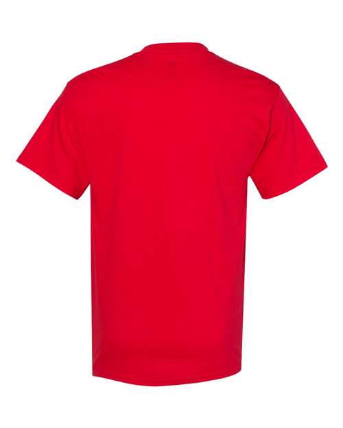 Unisex Essential-T T-Shirt - Athletic Red Back