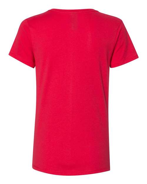 Women's Perfect-T V-Neck T-Shirt - Athletic Red Back