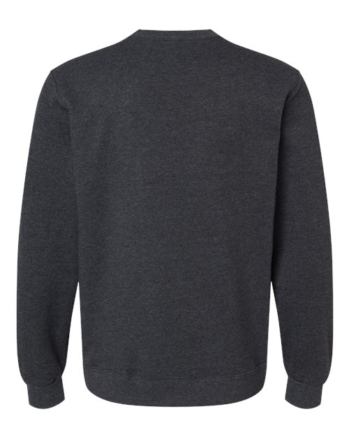 Unisex Eco™ Premium Blend Ring-Spun Crewneck Sweatshirt - Black Ink Heather Back