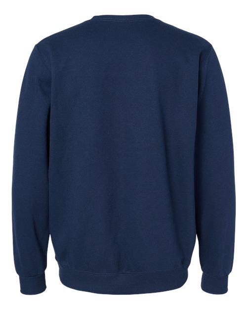 Unisex Eco™ Premium Blend Ring-Spun Crewneck Sweatshirt - J. Navy Back